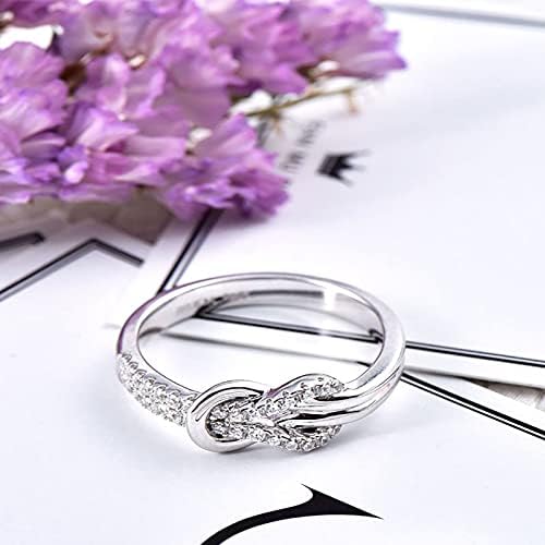 Anéis Funky Love Ring Love Knot Amizade Ring Ring Ring Ring para mulheres Promova -se os anéis de amor