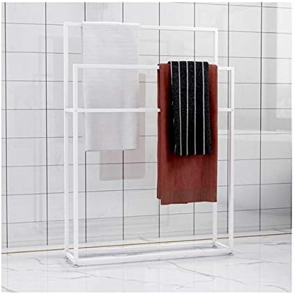 Wxxgy moderno independente toalha barra de barra de metal stand stand touth escada para cobertores/come/65x20x110cm