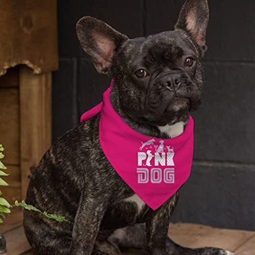Pink Dog Pet Bandana - Bandana de cachorro impresso - cachecol fofo