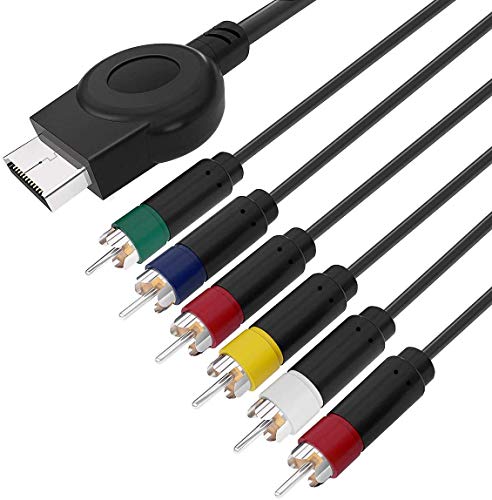 PS2 / PS3 AV Multi Out to Component Video Audio Cable, Daugee 1.8m HD Composto AV Cable Lead para Sony PlayStation PS2 / PS3 /