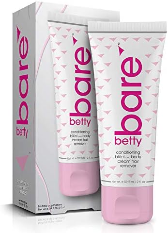 Bettybare Condtioning Body and Bikini Cream Hair Remover, 2,0 onças