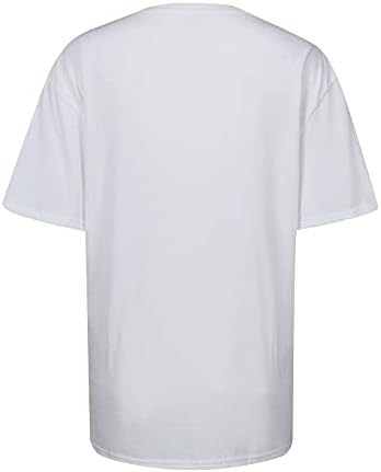 Camisetas de manga curta para feminino outono de verão gripul -acreta gráfico presente fofo engraçado blusa camiseta