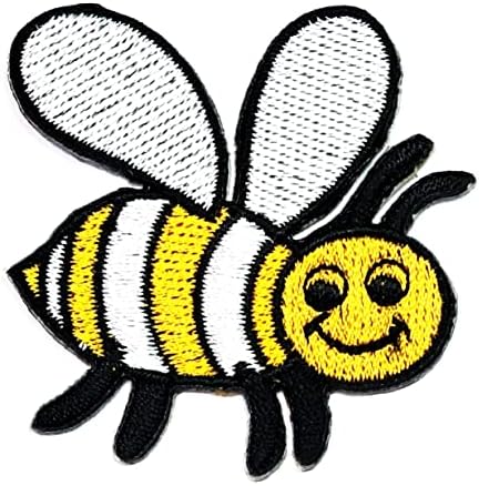 Kleenplus Bee Acela Amarela Cute Insecto Honeybee Patch Crafts Artes Reparação de quadrinhos de quadrinhos Ferro