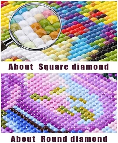 Pintura de diamante grande mapa abstrato por kits de números, DIY 5D Diamond Diamond Square Praça Full Cruz Stitch Crystal Rhinestone
