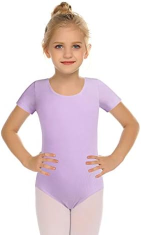 Zaclotre Toddler Girls 2 PCs Classic Leotard Sleeve Sleeve Ballet Dance Roup