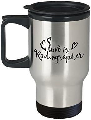 Radiografista Coffee Travel canem Best engraçada exclusiva X Ray Technician Tope Cup Ideia Perfeita para homens Mulheres marido esposa menina namorada Dia dos namorados
