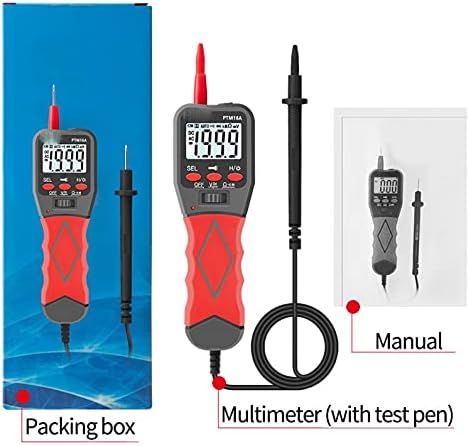 FEER contagem de caneta digital Profesional Multímetro CA/DC Testador de resistência Medidor elétrico Raje automóvel Diodo multimetros