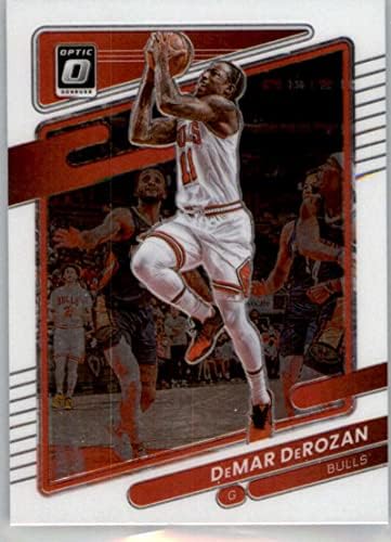 2021-22 Donruss Optic 28 Demar DeRozan Chicago Bulls NBA Basketball Trading Card