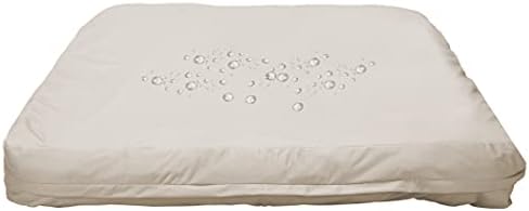 Capas de cama de cachorro Selugove 30l × 20w × 3h polegadas laváveis ​​caqui laváveis ​​no tecido oxford impermeável com alças e