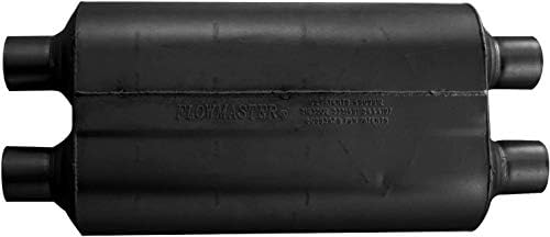 New FlowMaster Super 50 Series Silencie Silenciador, Black, 2,25 Dual entrada e saída dupla
