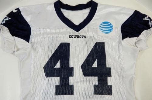 2018 Dallas Cowboys Francis Bernard 44 Jogo emitido Jersey White Practice