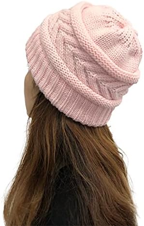 Capace de inverno para mulheres elegantes lã de lã de pensamento assistir chapéu de chapéu de chapéus de chapéus externos laváveis ​​para cabelos naturais