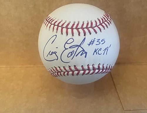 Craig Eaton Royals KC 79 Auto M.L. assinado M.L. Baseball JSA AH66110