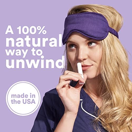 Stick nasal de aromaterapia por Boomboom | Aumente a respiração + foco de impulso | Breathe Vapor Stick fornece sensação