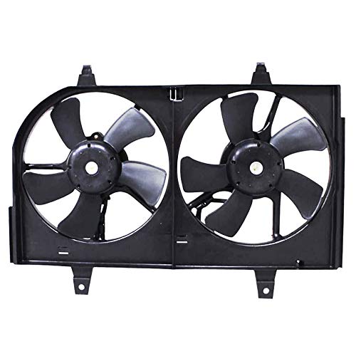 Rareelectrical New Cooling Fan Compatible with Nissan Maxima 2002 by Part Numbers 21481-5Y720 214815Y720 21483-4U103 214834U103 21486-1L000 214861L000 21487-0Z000 214870Z000 21487-1L000 214871L000