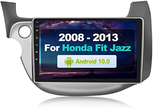 Unidadepsci Android Car Séreo para Honda Fit Jazz 2008-2013 Na navegação DASH GPS 10,1 polegadas de tela sensível
