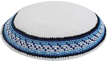 Zion Judaica Knit Kippah Bulk Packs Kipppot ou clipes KIPA grátis Kippas únicos incluídos incluídos