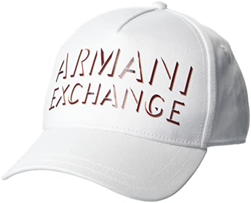 A | X Armani Exchange Men's Pop 2 Tone Logo Baseball Cap