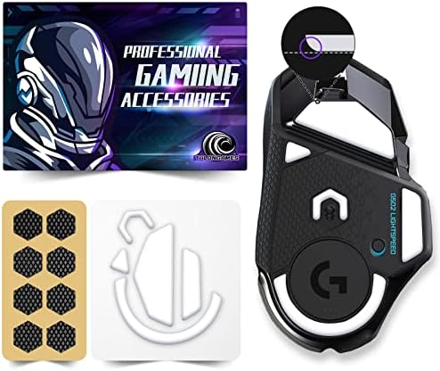 Talongames bordas curvadas arredondadas com pés de camundongo skates compatíveis com logitech g502 wireless games mouse substacement pro performance upgrade