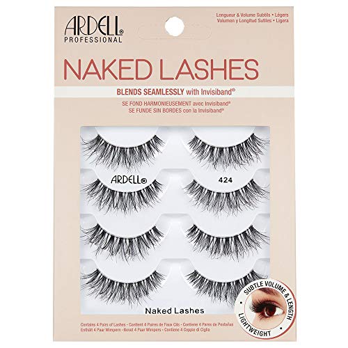 Ardell Strip Lashes Nasked Lashes #424, 4 pares x 1 pacote