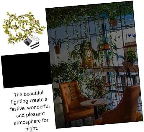 Yardwe 1pc String Rose Lanterna LED Luzes solares Luzes de cordas de cordas ao ar livre Decoração de fada Fairy String Plant String luz