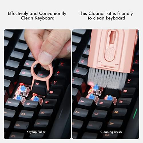 Kit Aijeff Cleaner para AirPod, Limpador de teclado para laptop, MacBook, limpador de tela com pano de spray e microfibra, kit de limpeza