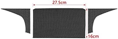 Limei Fit for Suzuki Jimny 2019 2020 Carbon Fiber Dashboard Screen CD Top Top Decoration Trim Sticker Acessórios de carro,