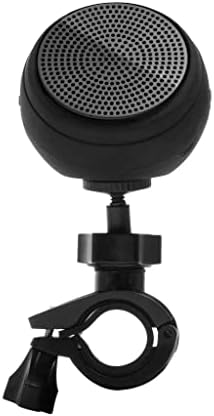 Speaqua - O kit de aventura do Barnacle Pro inclui alto -falantes portáteis de Bluetooth à prova d'água com armazenamento embutido 2000 músicas de moto monte Board Mount Farabiner de serviço pesado - preto