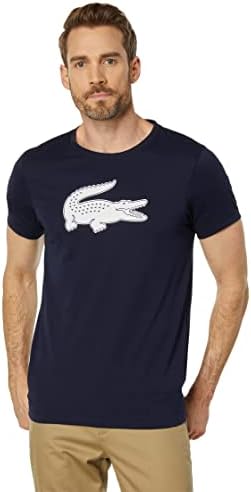 Lacoste Men's Sport de manga curta Camiseta gráfica Ultra Dry Crocic