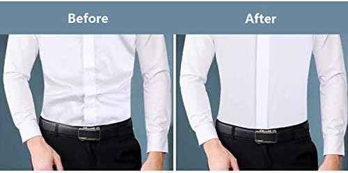 A camisa ajustável permanece para os suspensórios de camisa de camisa-elástica masculina com cintos com grampos não