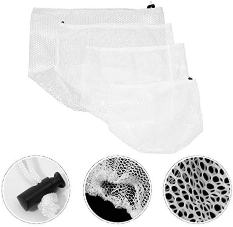 SOLustre 4pcs Bath Storage Supplies Wash Roupas Protetor Sock College para lavar lavagem de casa Wahser Organize Household