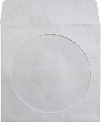 Tecnologia de CD Tyvek-Whitenon-Tear Envelope CD mangas com janela de violoncelo