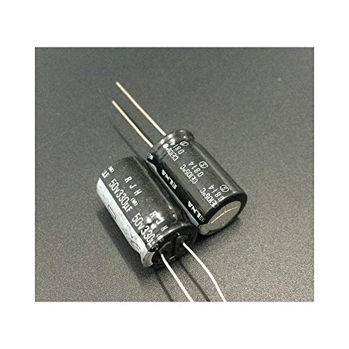 10pcs 330UF 50V Elna RJH Série 12.5x20mm Super baixa impedância 50V330UF Capacitor