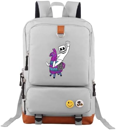 Liuzhuqin Cartoon imprime laptops de mochila de mochila Backpack de grande capacidade Saco de viagem leve da escola de 17