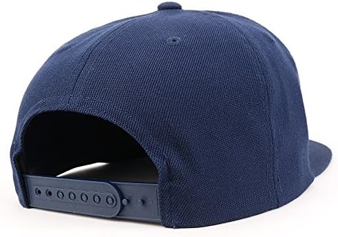 Trendy Apparel Shop Número 3 Bordado bordado de Bordback Flatbill Baseball Cap
