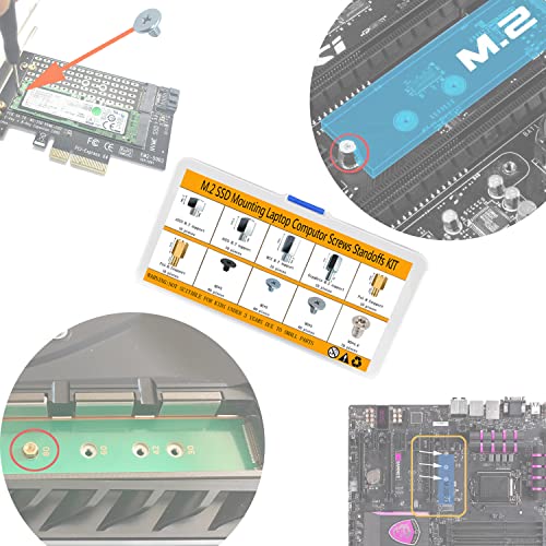 M.2 SSD Screw Kit, M.2 StandOff and Screw Kit para Asus Gigabyte MSI PS5 Motherboards