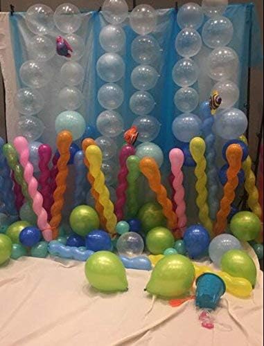 FUNPRT 40 polegadas Balões em espiral de látex 100 contagem da festa de meninos de meninos