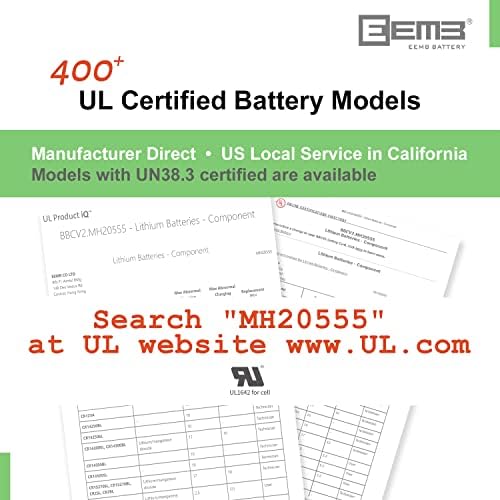 200pcs EEMB CR2477 Li-MnO2 Não recarregável Bateria de lítio Bateria de botão de botão 3V Bateria de qualidade de confiança de 1000mAh UL Certificado Não carregue bateria
