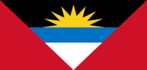 Caneca de bandeira de teetreedesigns e barbuda