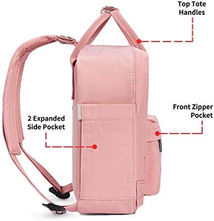 Kalidi Mini 7L Backpack for Women, 10,7 polegadas iPad Classic Small Backpack Camping Rucksack Travel Daypack Daypack College Bag