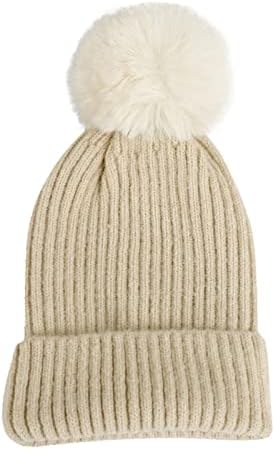 Capinho de inverno Keusn para mulheres Todos os meninos meninos Chapéus de inverno Chapéu quente de moda de moda de malha quente