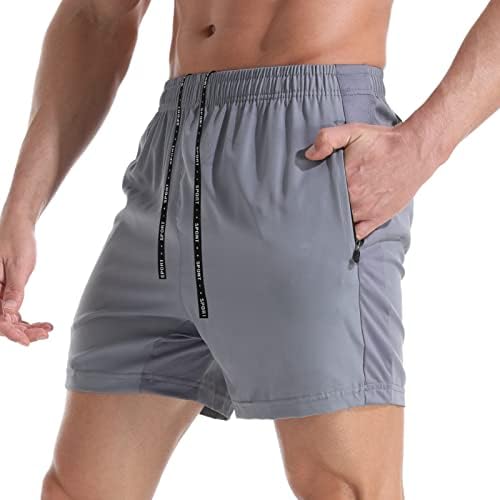 Shorts de ginástica VPOs para homens 5 polegadas - shorts atléticos leves para homens de treino seco rápido com shorts com bolsos com