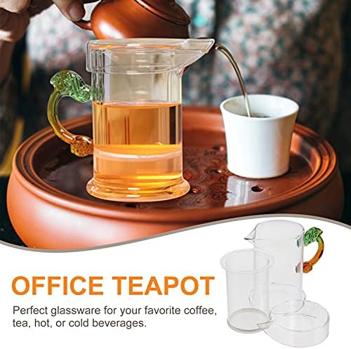 Besportble Glass Tea Kettle Pitcher Iced Tea Pitcher Hot Capacity Capacitar água fria Drinks