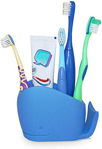 Sacos de armazenamento organizador Silicone escova de dentes Holderhome Fun Kids Animal Banheiro Organizador Lápis Copo Organizador