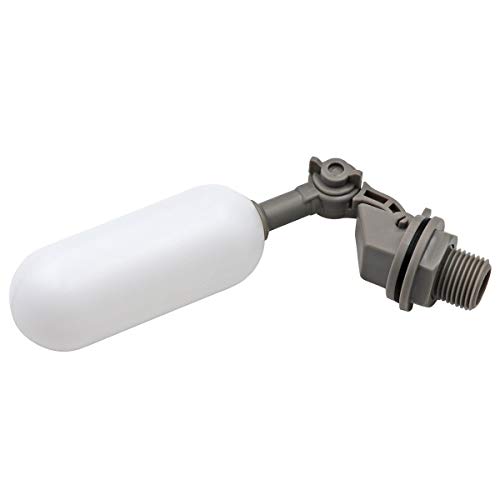 Válvula de esfera flutuante, plástico automático 1/2 válvula de enchimento de filtro com braço ajustável para gado