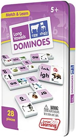 Junior Learning Long Vogel Dominoes Jogos de Ação Educacional, Multi