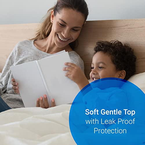 Pouca de cama à prova d'água infantil - Underpad lavável com dobra em lados - proteção de cama de cama reutilizável segura e suave