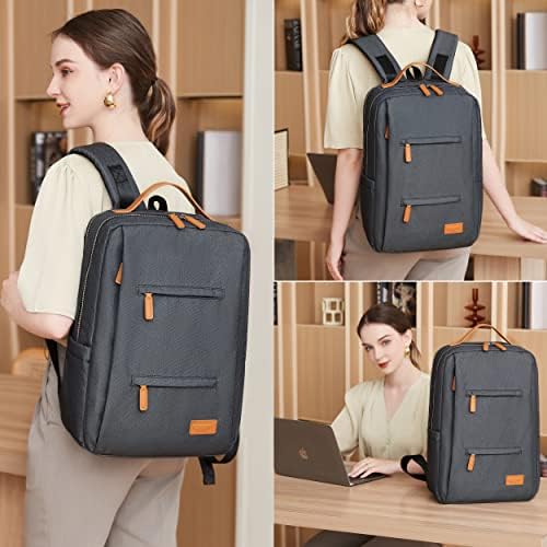 Mochilas de laptop inteligentes 15,6 polegadas para homens homens viagens de negócios weekender carregar na mochila com porta