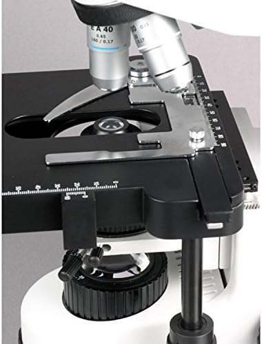 Microscópio de composto trinocular T690A-DK-PL-PL, ampliação de 40x-1500x, oculares super-campo de Wh10x e Wh15x, objetivos