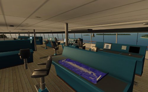 Extérito de simulador de navio: navio de cruzeiro oceânico Oceana DLC [download]